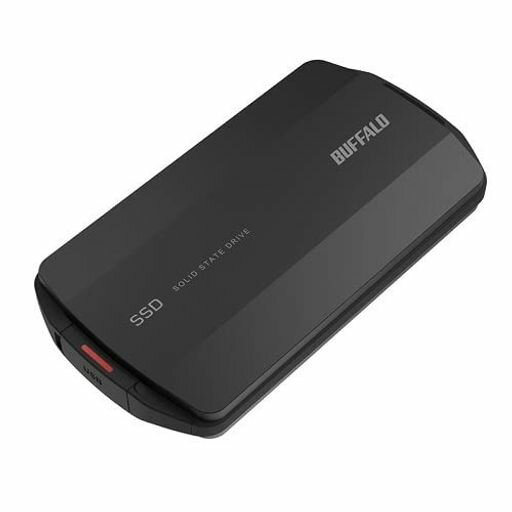 バッファロー SSD-PHP2.0U3-BA [PC対応 USB3.2A/C対応 SSD 2TB ブラック]