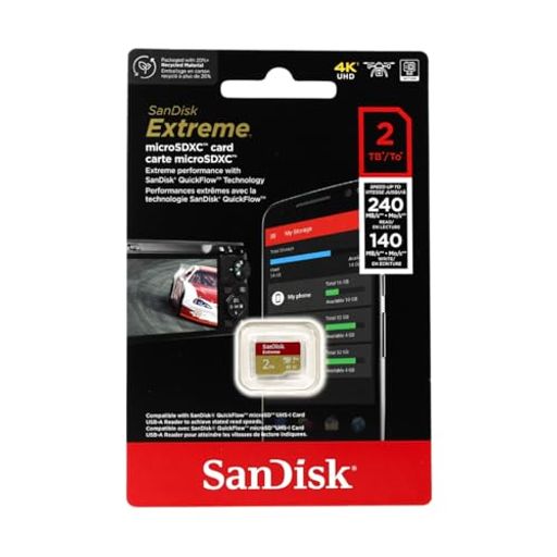 SANDISK EXTREME MICROSDXC UHS-I 2TB 240MB/äɤ߼®٤140MB/äν񤭹®...