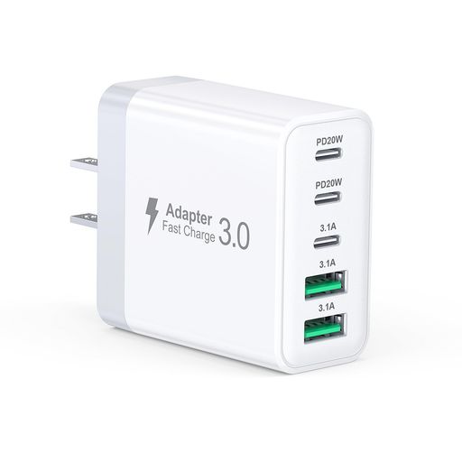 合計50WUSBC充電器5ポートTypeC急速充電器iPad充電器USBコンセントPD3.0マルチポートTypeCACアダプターiPhone16/15/14/13/12/11ProMaxiPadと互換性あり