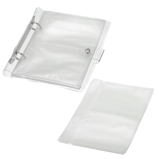 PATIKIL200ポケットスパークルフォトアルバム50ページ3x4”リフィル可能な両面2グリッドフォトスリーブ..