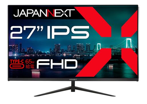 JAPANNEXT 27インチ モニター フルHD 1920X1080解像度 IPS ディスプレイ (/ USB-C 給電 (65W) / スピーカー内蔵/ブルーライトカット) JN-IPS27FHD-C65W JAPANNEXT 27インチ モニター フルHD 1920X1080解像度 IPS ディスプレイ (/ USB-C 給電 (65W) / スピーカー内蔵/ブルーライトカット) JN-IPS27FHD-C65W