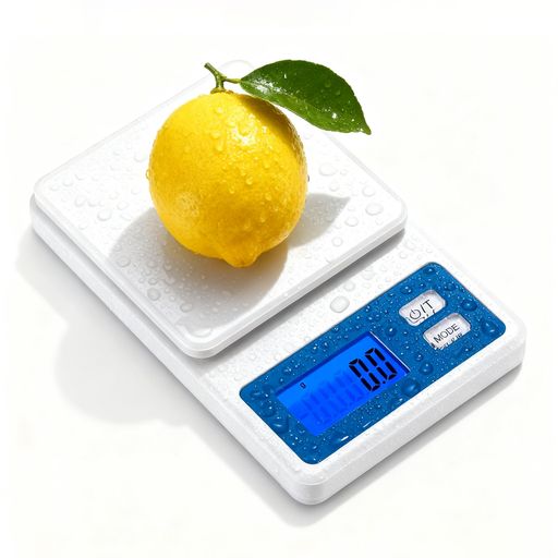 UNIWEIGHデジタルスケール最大2kg最小0.1g表示コンパクトで軽量スケール0.1g単位計量器はかりキッチンはかり電子はかり風袋引き軽量薄い精密計量便利な収納(ホワイト)