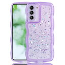 YUYIBSamsungGalaxys22Plusケースクリアキラキラ星かわいいtpuソフトケース薄型傷防止背面滑り止め指紋防止美しいおしゃれストラップホール付きスマホケースギャラクシーs22プラス透明カバー