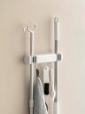 ACSTORI ほうき モップ ホルダー 掃除道具 モップハンガー 壁掛け モップハンガー モップクリップ 強力粘着 フック 穴あけ不要 バスルーム キッチン ガーデン用 耐荷重約4KG(3)