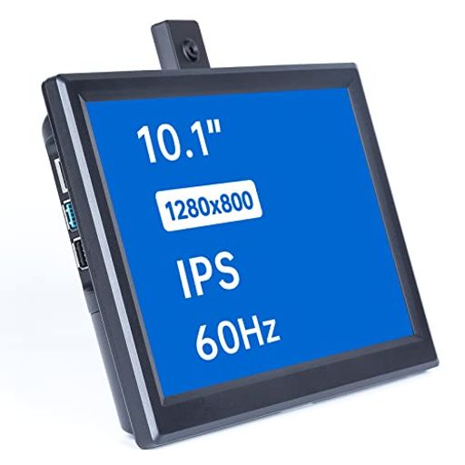CRT - SunFounder10.1”RaspberryPi4BおよびRaspberryPi5用一体型ポータブルモニターLCD