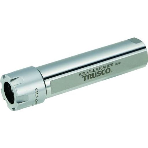 TRUSCO NC旋盤用ストレートシャンクコレットホルダ フラット付きERMコレットホルダ...