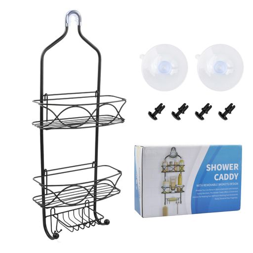 シャワーオーガナイザーバスルームシャワーオーガナイザー浴室用ラックシャワーラックシャワーオーガナイザー防錆浴室収納棚キッチンスパイスラックコーナーシャワーキャディハンギ…