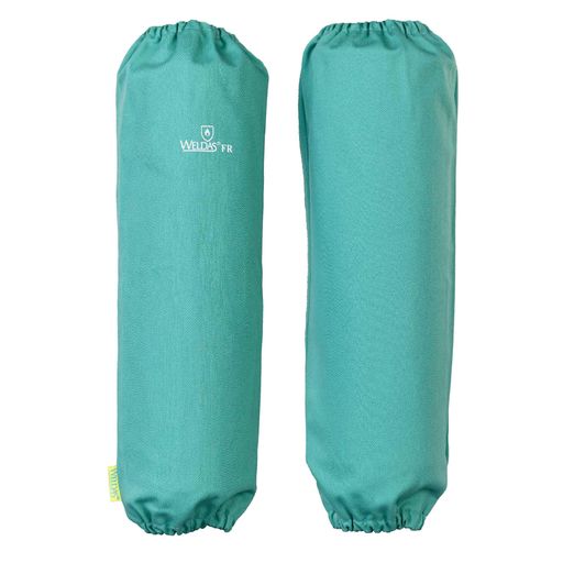 Weldas®46cm難燃処理コットンスリーブ33-7318ビジュアルグリーン1ペアビジュアルグリーン。(ExtraLarge)