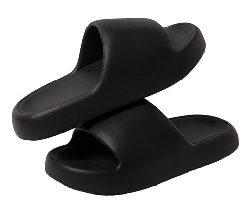 [SHPEROWW]抗菌防臭素材レディースメンズバス用品バススリッパサンダル浴室滑り止め風呂トイレおしゃれ超軽量夏春男女兼用ブラック25.5-26.0cm(3.0)