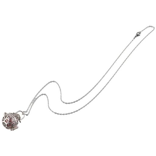 [Qicarkey]記念火葬ジュエリー-遺灰用ヴィンテージ中空花壷ネックレス、永遠に心の中にメモリアルロケ..