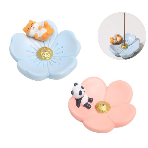 インセンスホルダーお香立て線香立て仏壇用香皿お香立てオシャレお香スタンド茶道用品香道用品インテリア浄化家茶室室内装飾梅さくら【2個入り】取り外し可能線香立てお香ホルダー