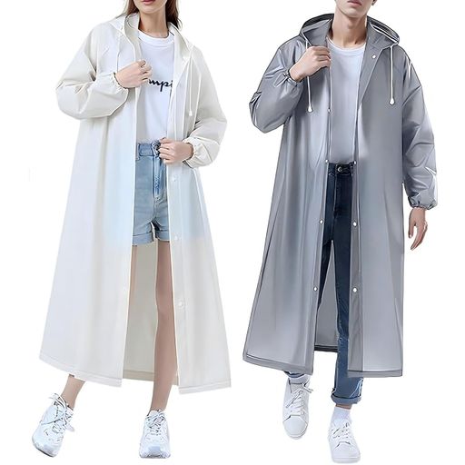 [NAILONMIK]レインコートメンズレディース軽量ロング丈2個入り使い捨て防水防风梅雨対策台風対策バイク通勤通学キャンプ釣り登山水上遊楽アウトドア用