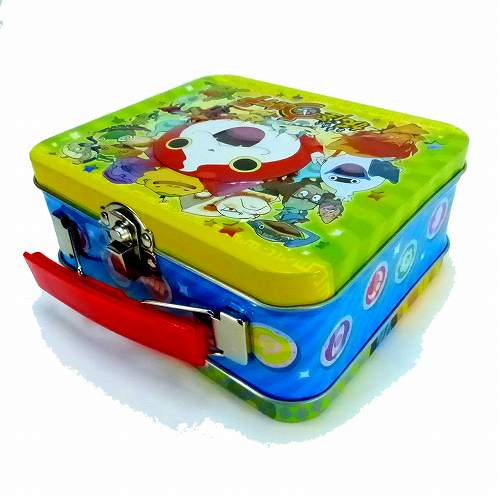 妖怪ウォッチ メモ帳入りトランクカンケース ML-222 トランクケース 小物入れ 手提げ缶ケース メモ入りトランクカン 通販 あす楽 宅配便のみ