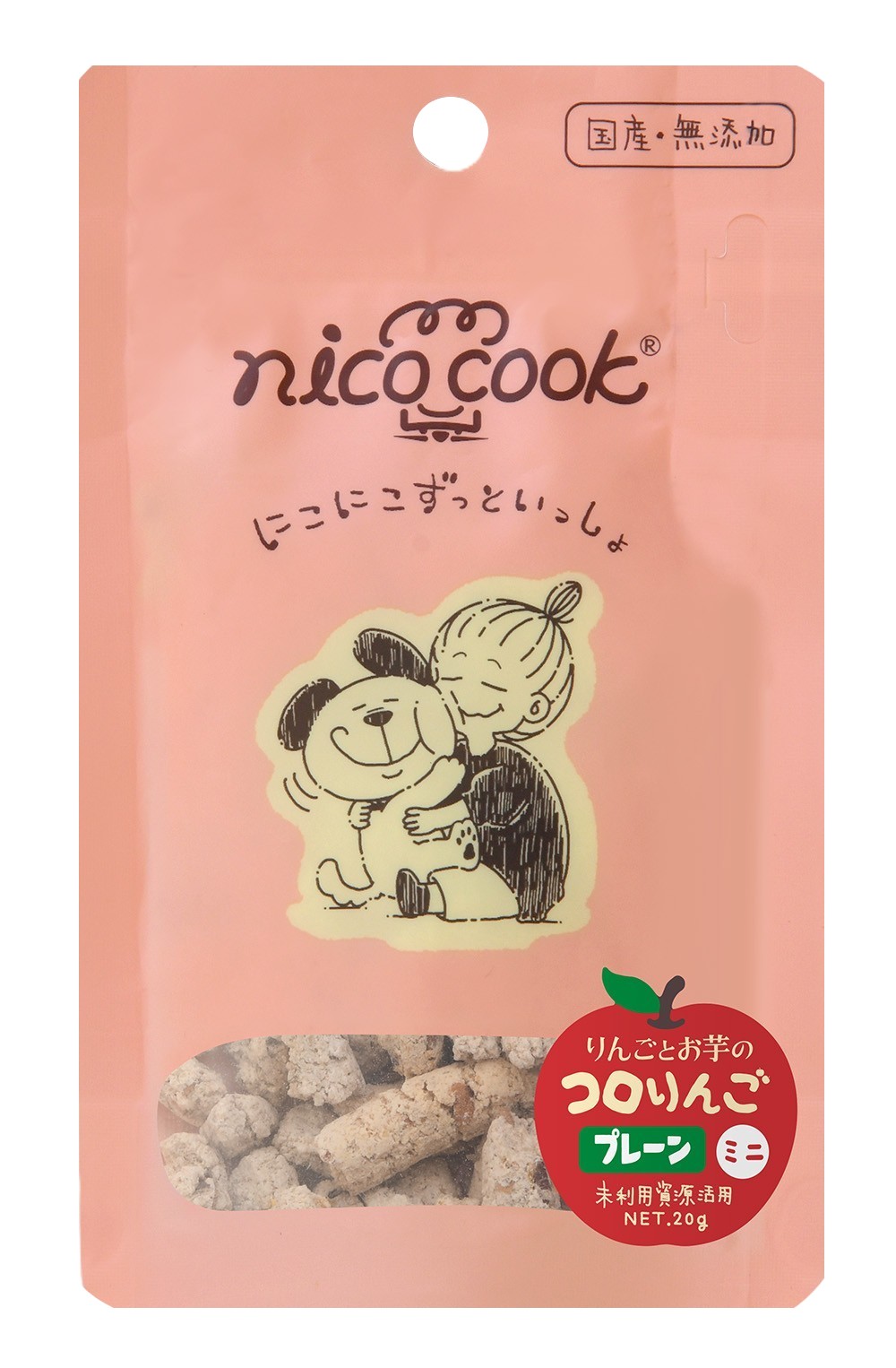Rakuten - ■ニコクック　コロりんごプレーン ミニ 犬用 20g