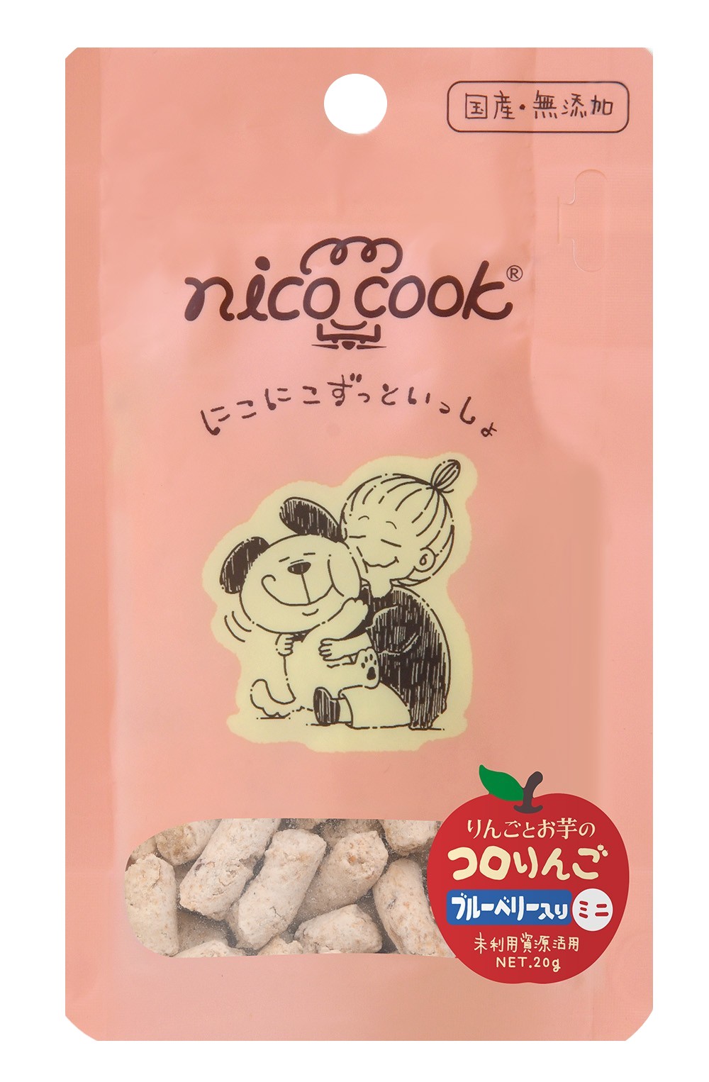 樂天商城 - ■ニコクック　コロりんごブルーベリー ミニ 犬用 20g