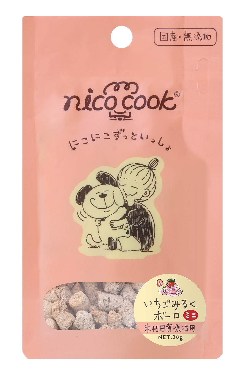 樂天商城 - ■ニコクック　国産いちごミルクボーロ ミニ 犬用 20g