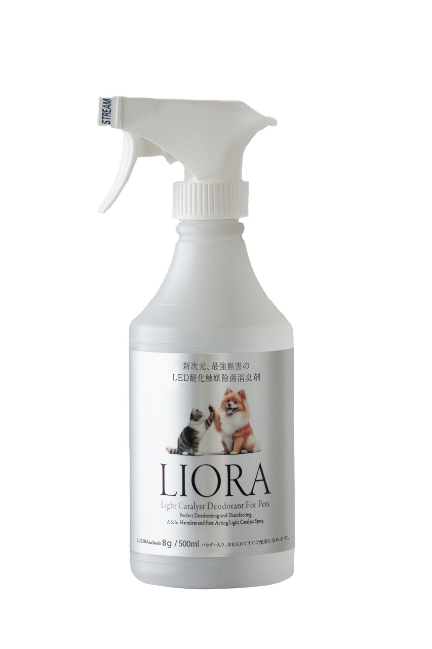 LIORA スプレーボトル ビッグ500miボトル パウダー8g入り