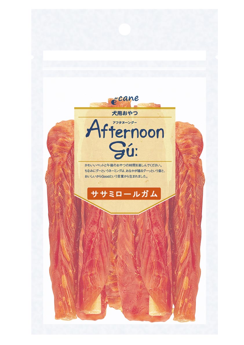 ローハイドガムを鶏ササミで巻いた嗜好性と時間もちを兼ね備えたスナック。 【原材料】 鶏ササミ、牛皮、グリセリン、プロピレングリコール、乳化剤(ヘキサメタリン酸Na)、食塩、保存料(ソルビン酸K、デヒドロ酢酸Na)、pH調整剤(ポリリン酸Na)、酸化防止剤(エリソルビン酸Na)、発色剤(亜硝酸Na) 【保証成分】 粗タンパク質55.0%以上、粗脂肪2.0%以上、粗繊維0.1%以下、粗灰分3.0%以下、水分28.0%以下 【カロリー】 代謝エネルギー 275kcal/100g 【原産国】 日本 【メーカー】株式会社ジャンプ