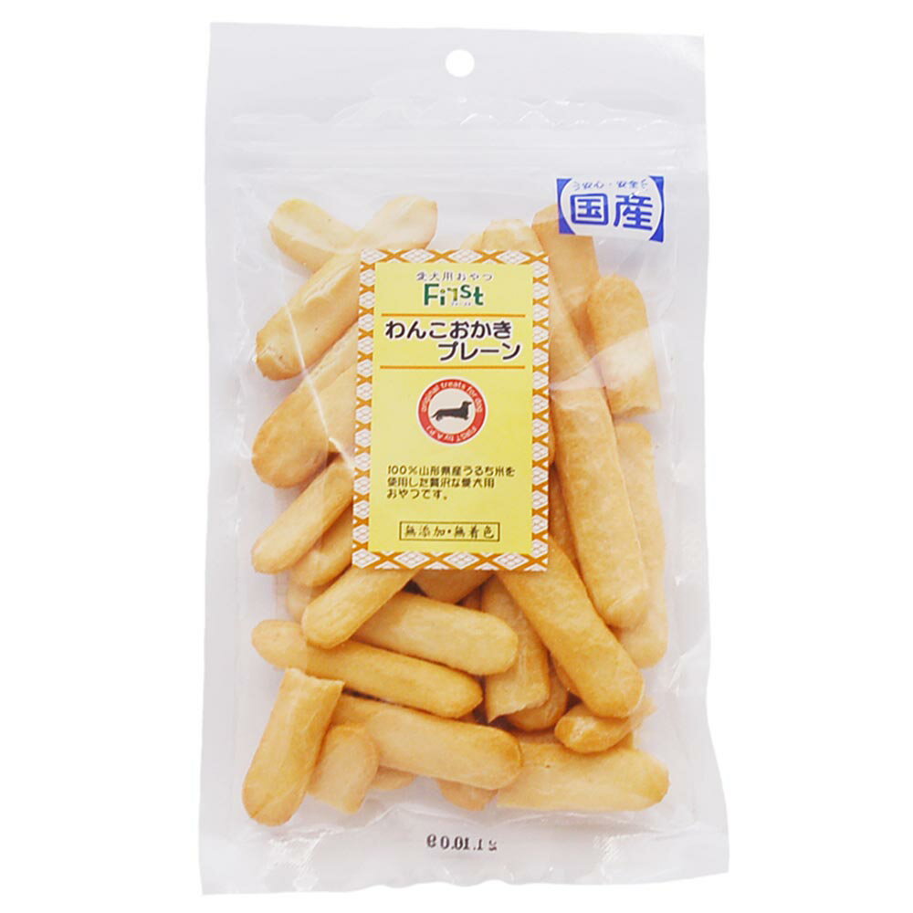 樂天商城 - ■First　わんこおかき プレーン 65g○