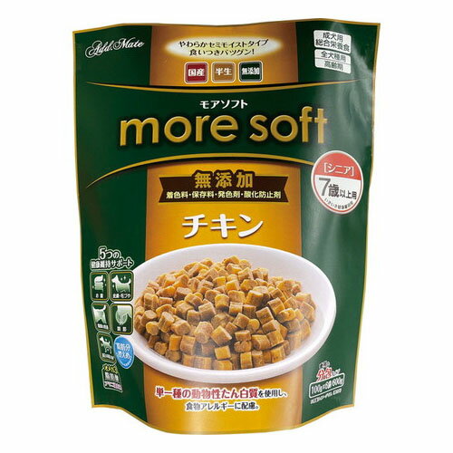 樂天商城 - ■【アドメイト】モアソフト more soft チキン シニア 600g○