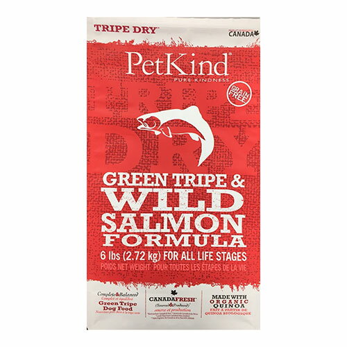 樂天商城 - ■Pet Kind（ペットカインド）　トライプドライ　グリーントライプ＆ワイルドサーモン　2.7Kg○