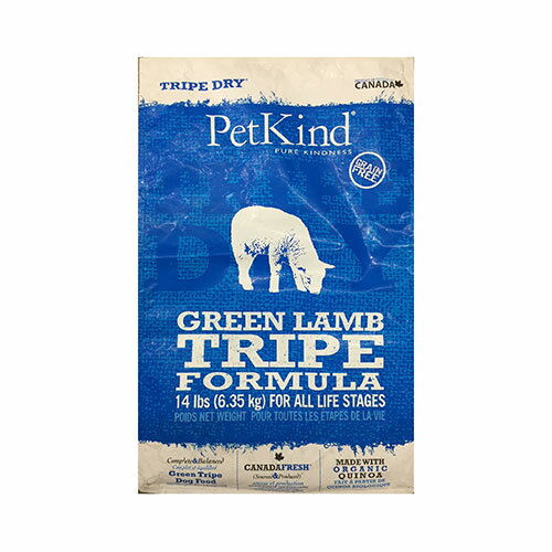 樂天商城 - ■Pet Kind（ペットカインド）　トライプドライ　グリーンラムトライプ　6.35Kg○