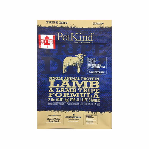 樂天商城 - ■Pet Kind（ペットカインド）　トライプドライ　SAPグリーンラムトライプ小粒 907g○