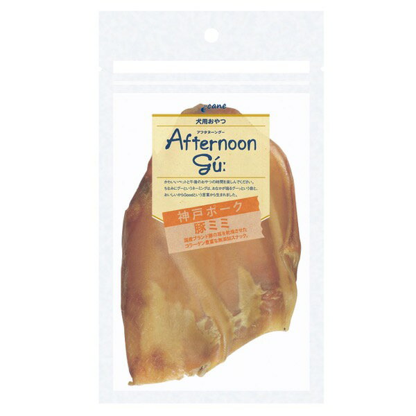 旨味タップリの神戸ポークの豚耳です。 国産ブランド豚の耳を乾燥させたコラーゲン豊富な無添加スナック。丁寧に豚毛を処理し、時間をかけてじっくりと乾燥させています。 [原材料] 豚耳 [保証成分] 粗タンパク質:69.8％以上　粗脂肪:19.7％以上　粗繊維:2.0％以下　粗灰分:1.1％以下　水分:9.3％以下 [カロリー] 412kcal/100g [原産国] 日本 [賞味期限（使用期限）] 1年 [メーカー] （株）ジャンプ