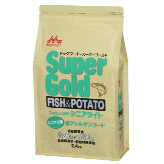 樂天商城 - ■＜森乳サンワールド＞ スーパーゴールド　フィッシュ＆ポテト　シニアライト 2.4kg○