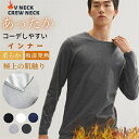 1点で200円オフ/2点で500円オフ♪ 防寒着 防寒 インナー メンズ ヒートテック コンプレッション アンダーシャツ 長袖 クルーネック 裏起毛 5色 M-...
