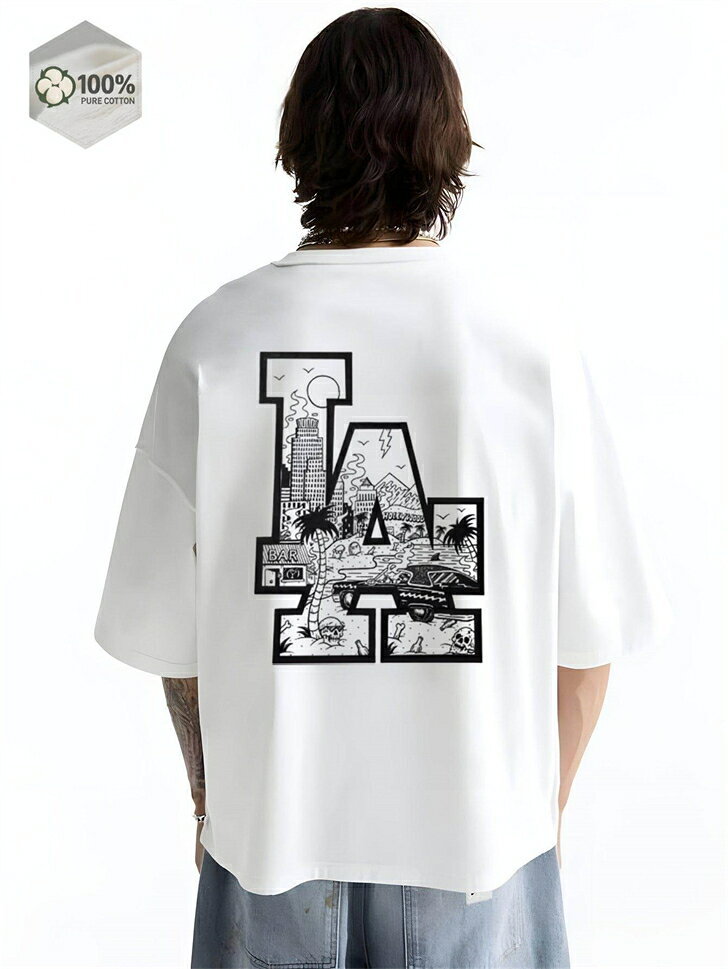 樂天商城 - ユナイテッドアスレ ゆったり ティーシャツ 半袖tシャツ 厚手 コットン 白 綿100％ 大きめ 大きいサイズ レディース 無地 半袖 メンズ tシャツ 作業着 白t ビッグシルエット オーバーサイズ