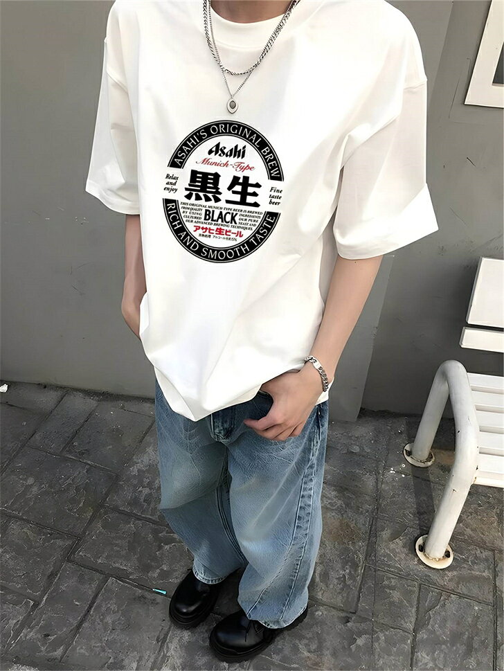 樂天商城 - オーバーサイズ ビッグシルエット ゆったり ユナイテッドアスレ ティーシャツ 半袖tシャツ 厚手 コットン 白 綿100％ 大きめ 大きいサイズ レディース 無地 半袖 メンズ tシャツ 作業着 白t