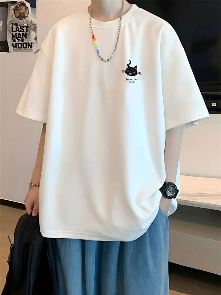 樂天商城 - 白t 作業着 tシャツ メンズ 半袖 無地 レディース 大きいサイズ 大きめ 綿100％ 白 コットン 厚手 半袖tシャツ ティーシャツ ユナイテッドアスレ ゆったり オーバーサイズ ビッグシルエット