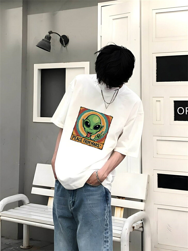 樂天商城 - コットン 厚手 半袖tシャツ ティーシャツ ユナイテッドアスレ ゆったり オーバーサイズ ビッグシルエット 白t 作業着 tシャツ メンズ 半袖 無地 レディース 大きいサイズ 大きめ 綿100％ 白