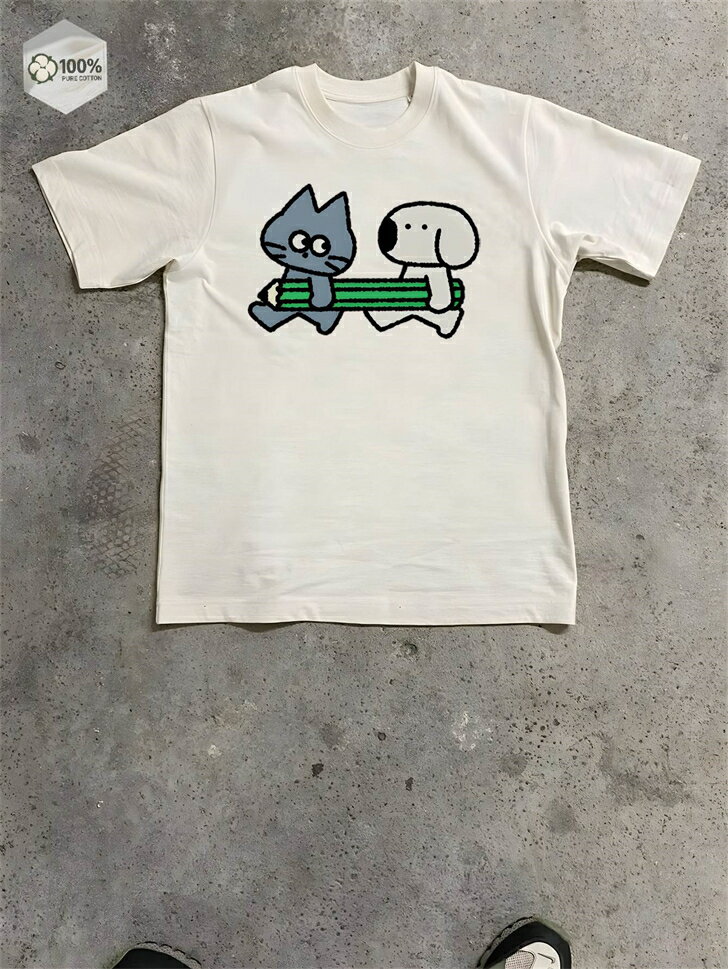 樂天商城 - コットン 厚手 半袖tシャツ ティーシャツ ユナイテッドアスレ ゆったり オーバーサイズ ビッグシルエット 白t 作業着 tシャツ メンズ 半袖 無地 レディース 大きいサイズ 大きめ 綿100％ 白