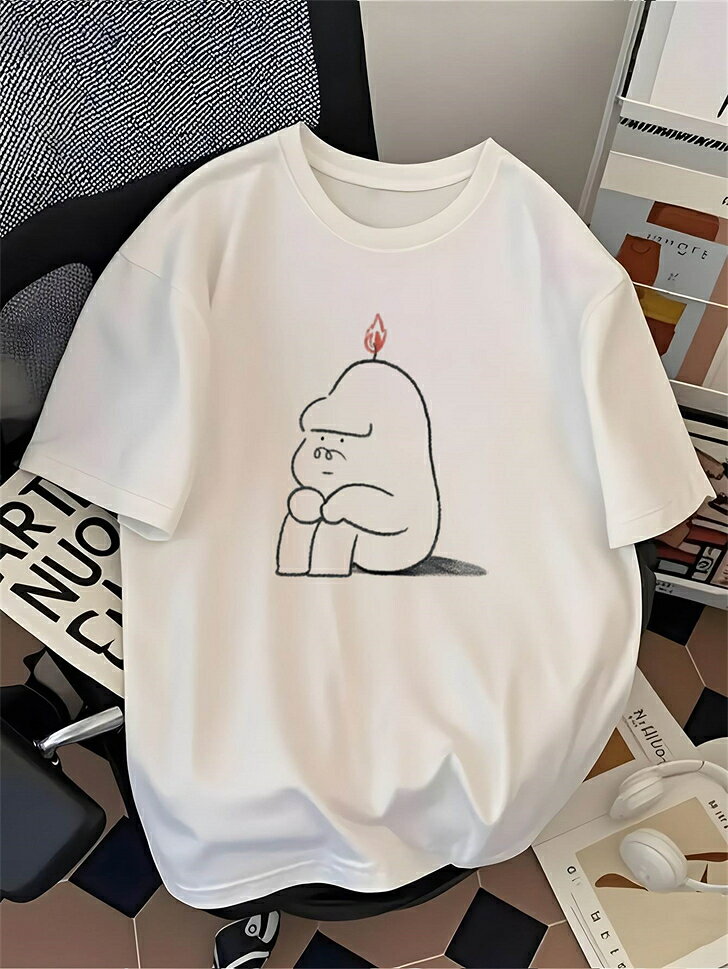 樂天商城 - 白 コットン 厚手 半袖tシャツ ティーシャツ ユナイテッドアスレ ゆったり オーバーサイズ ビッグシルエット 白t 作業着 tシャツ メンズ 半袖 無地 レディース 大きいサイズ 大きめ 綿100％
