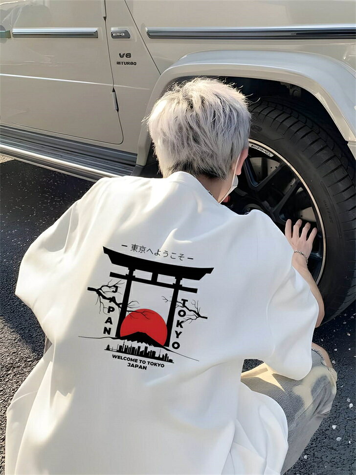 樂天商城 - 白t ビッグシルエット 作業着 tシャツ メンズ 半袖 無地 レディース 大きいサイズ 大きめ 綿100％ 白 コットン 厚手 半袖tシャツ ティーシャツ ユナイテッドアスレ ゆったり オーバーサイズ