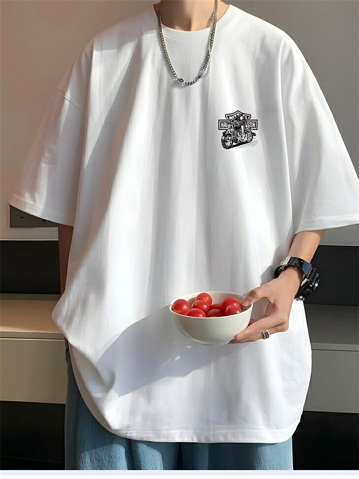 樂天商城 - 白t ビッグシルエット オーバーサイズ ゆったり ユナイテッドアスレ ティーシャツ 半袖tシャツ 厚手 コットン 白 綿100％ 大きめ 大きいサイズ レディース 無地 半袖 メンズ tシャツ 作業着
