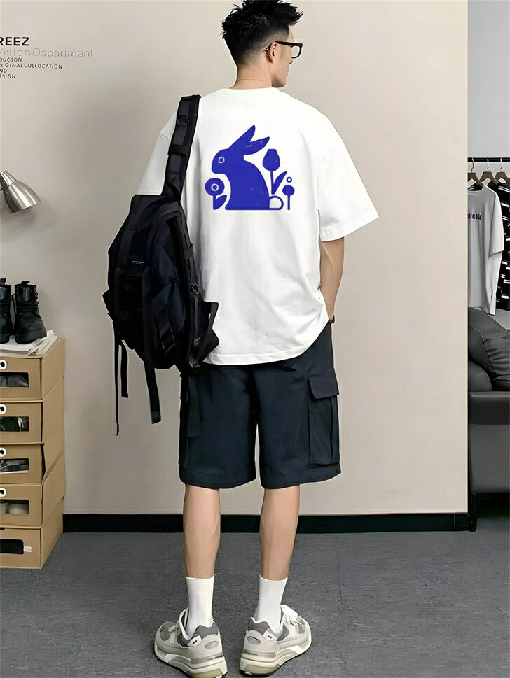 樂天商城 - メンズ tシャツ 作業着 白t ビッグシルエット オーバーサイズ ゆったり ユナイテッドアスレ ティーシャツ 半袖tシャツ 厚手 コットン 白 綿100％ 大きめ 大きいサイズ レディース 無地 半袖