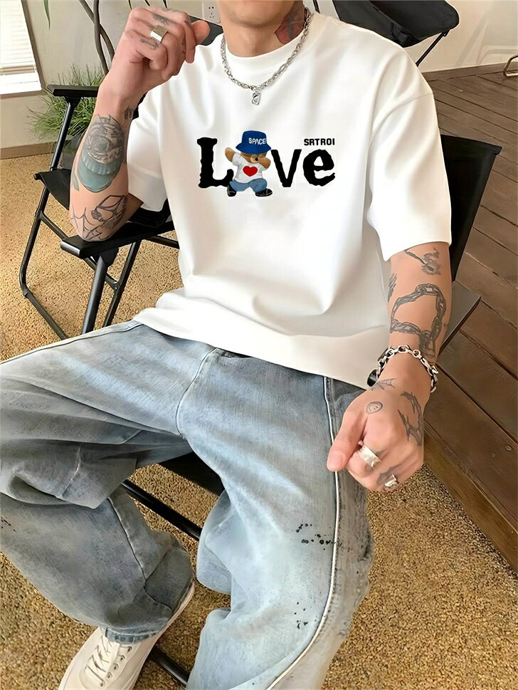 樂天商城 - レディース 大きいサイズ 大きめ 綿100％ 白 コットン 厚手 半袖tシャツ ティーシャツ ユナイテッドアスレ ゆったり オーバーサイズ ビッグシルエット 白t 作業着 tシャツ メンズ 半袖 無地
