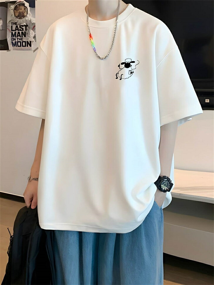 Rakuten - メンズ tシャツ 半袖 無地 レディース 大きいサイズ 大きめ 綿100％ 白 コットン 厚手 半袖tシャツ ティーシャツ ユナイテッドアスレ ゆったり オーバーサイズ ビッグシルエット 白t 作業着 ブランド