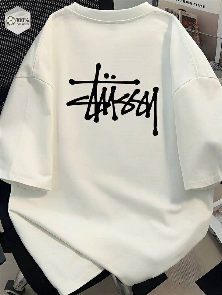 樂天商城 - 厚手 コットン 半袖tシャツ ティーシャツ ユナイテッドアスレ ゆったり オーバーサイズ ビッグシルエット 白t 作業着 tシャツ メンズ 半袖 無地 レディース 大きいサイズ 大きめ 綿100％ 白
