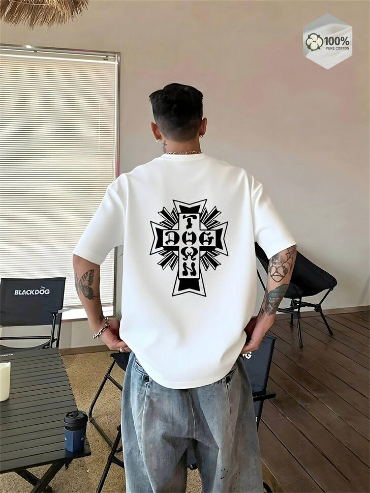 樂天商城 - 作業着 tシャツ メンズ 半袖 無地 レディース 大きいサイズ 大きめ 綿100％ 白 コットン 厚手 半袖tシャツ ティーシャツ ユナイテッドアスレ ゆったり オーバーサイズ ビッグシルエット 白t