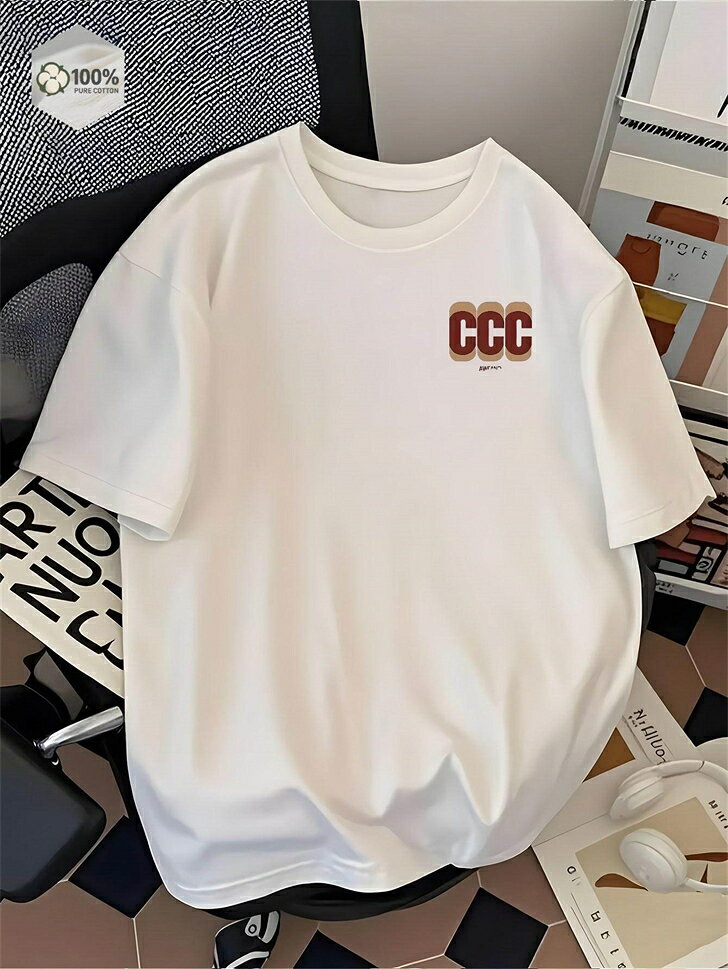 樂天商城 - レディース 大きいサイズ 大きめ 綿100％ 白 コットン 厚手 半袖tシャツ ティーシャツ ユナイテッドアスレ ゆったり オーバーサイズ ビッグシルエット 白t 作業着 tシャツ メンズ 半袖 無地