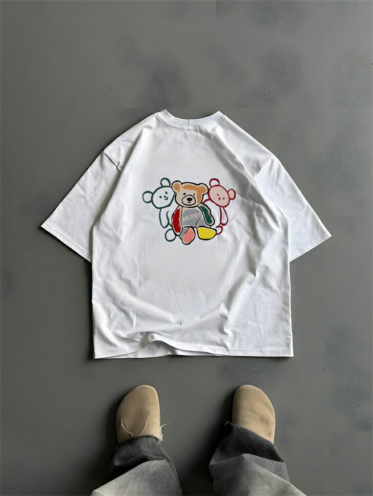 樂天商城 - 厚手 半袖tシャツ ティーシャツ ユナイテッドアスレ ゆったり オーバーサイズ ビッグシルエット 白t 作業着 tシャツ メンズ 半袖 無地 レディース 大きいサイズ 大きめ 綿100％ 白 コットン
