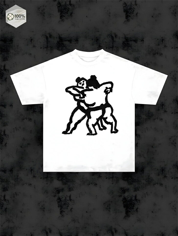 樂天商城 - 白t ビッグシルエット オーバーサイズ ゆったり ユナイテッドアスレ ティーシャツ 半袖tシャツ 厚手 コットン 白 綿100％ 大きめ 大きいサイズ レディース 無地 半袖 メンズ tシャツ 作業着