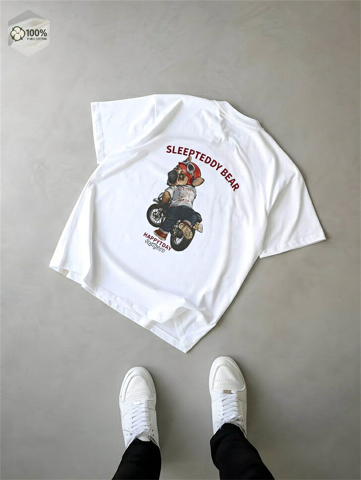 樂天商城 - tシャツ 作業着 白t ビッグシルエット オーバーサイズ ゆったり ユナイテッドアスレ ティーシャツ 半袖tシャツ 厚手 コットン 白 綿100％ 大きめ 大きいサイズ レディース 無地 半袖 メンズ