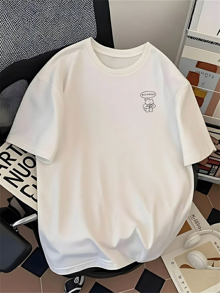 樂天商城 - メンズ 半袖 tシャツ 作業着 白t ビッグシルエット オーバーサイズ ゆったり ユナイテッドアスレ ティーシャツ 半袖tシャツ 厚手 コットン 白 綿100％ 大きめ 大きいサイズ レディース 無地