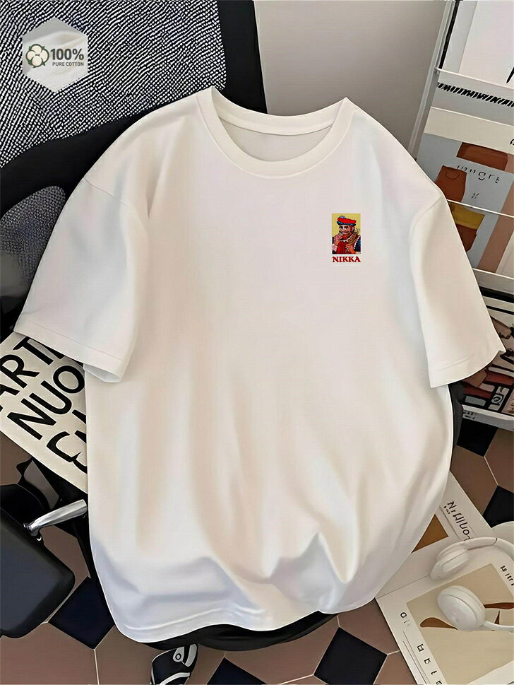 樂天商城 - ティーシャツ 半袖tシャツ 厚手 コットン 白 綿100％ 大きめ 大きいサイズ レディース 無地 半袖 メンズ tシャツ 作業着 白t ビッグシルエット オーバーサイズ ゆったり ユナイテッドアスレ