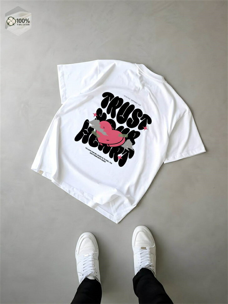 商品情報素材/材質コットン100％サイズ/寸法半袖Tシャツ サイズ表 / SIZE TABLE【サイズ】Sバスト：48cm／着丈：65cm／袖丈：20cm／肩幅：47cm身長目安：155〜160cm／体重目安：90〜100【サイズ】Mバスト...